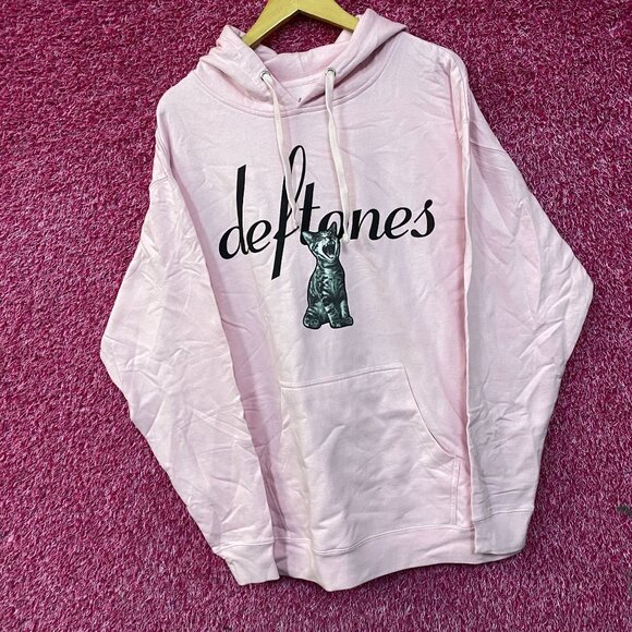 Deftones (Like) Linus Pastel Pink Hoodie size XL - Picture 3 of 4